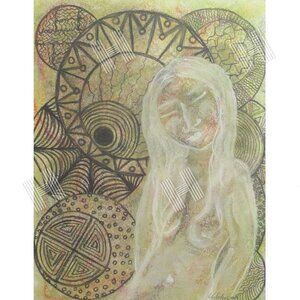 'Atmosphere', Pastel painting, Paper, Drawing, Art, Original